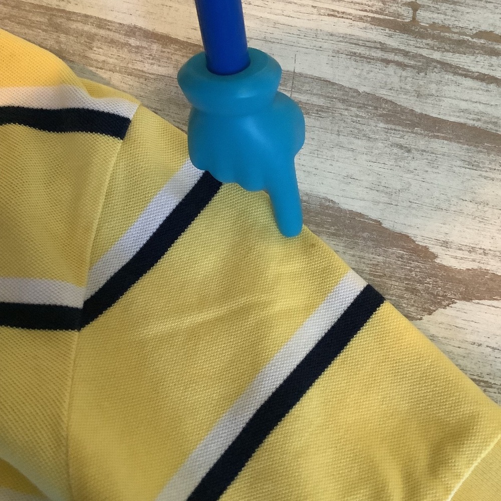 Polo by Ralph Lauren Yellow, White & Blue Striped w/ Red Pony Mens XXL - Picture 13 of 16